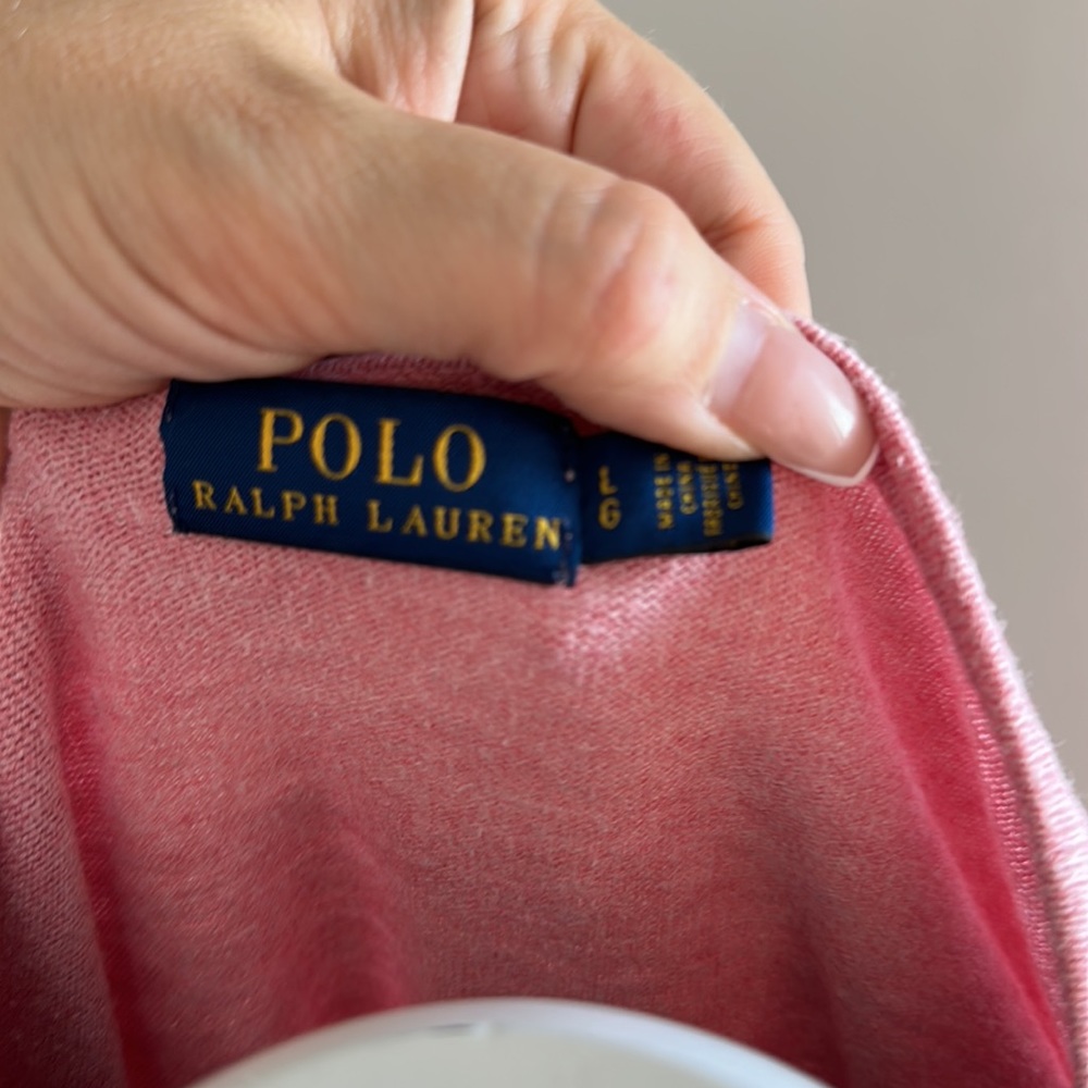 Polo Ralph Lauren mauve tunic style sweater - Picture 5 of 8